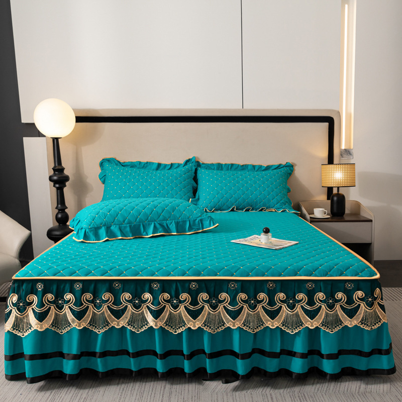 Φούστα με βολάν από σεντόνι