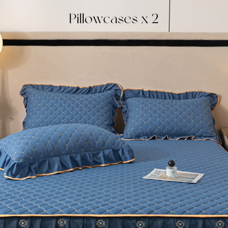 Φούστα με βολάν από σεντόνι