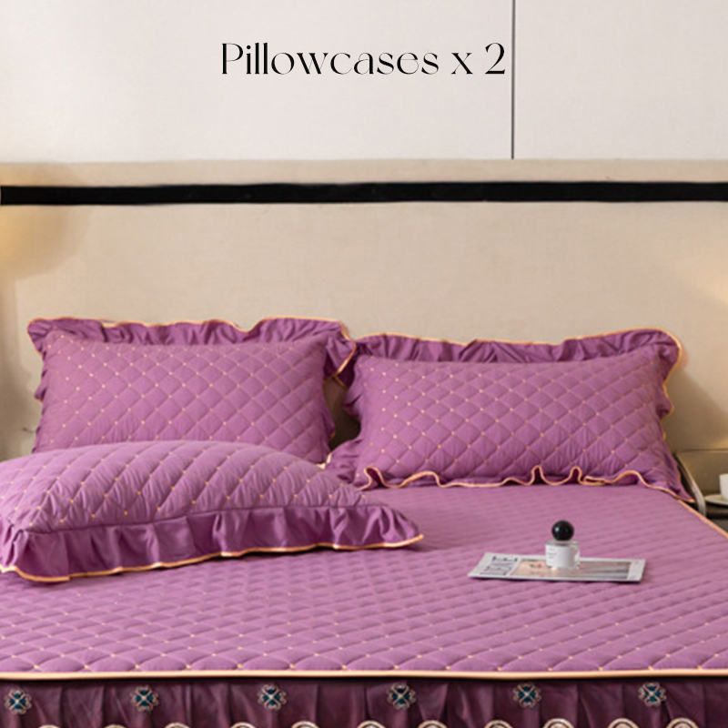 Φούστα με βολάν από σεντόνι