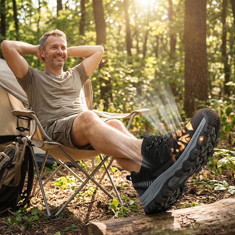 Ελαφριά ανδρικά παπούτσια πεζοπορίας