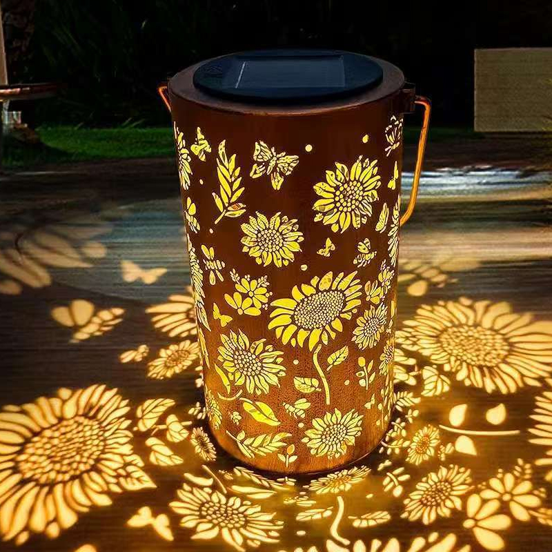 Κρεμαστό ηλιακό φανάρι σκιάς με κοίλο σχέδιο
