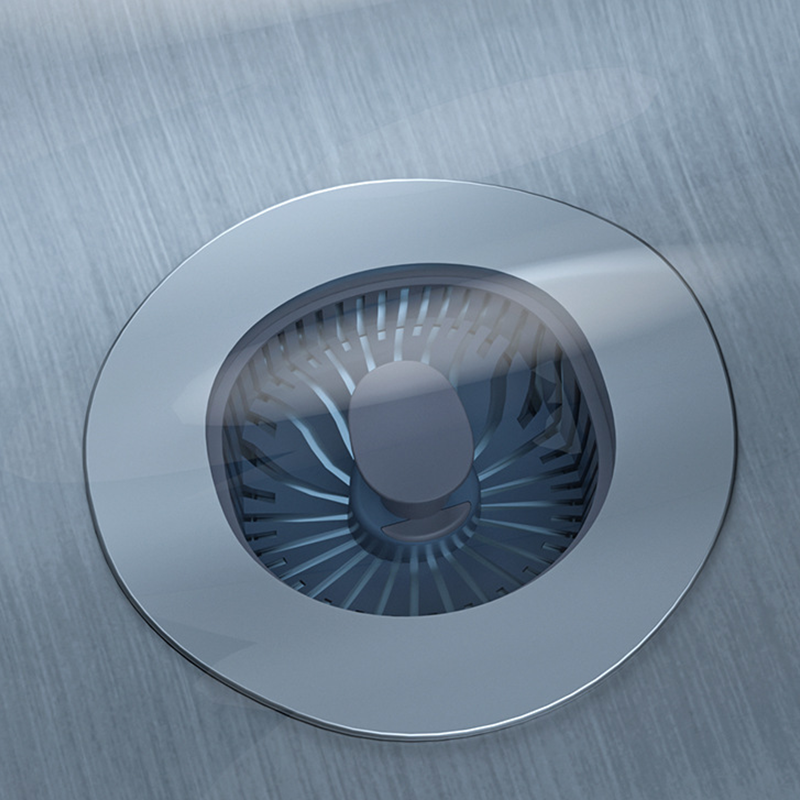 Αναδιπλούμενο πώμα αποστράγγισης νεροχύτη με φίλτρο