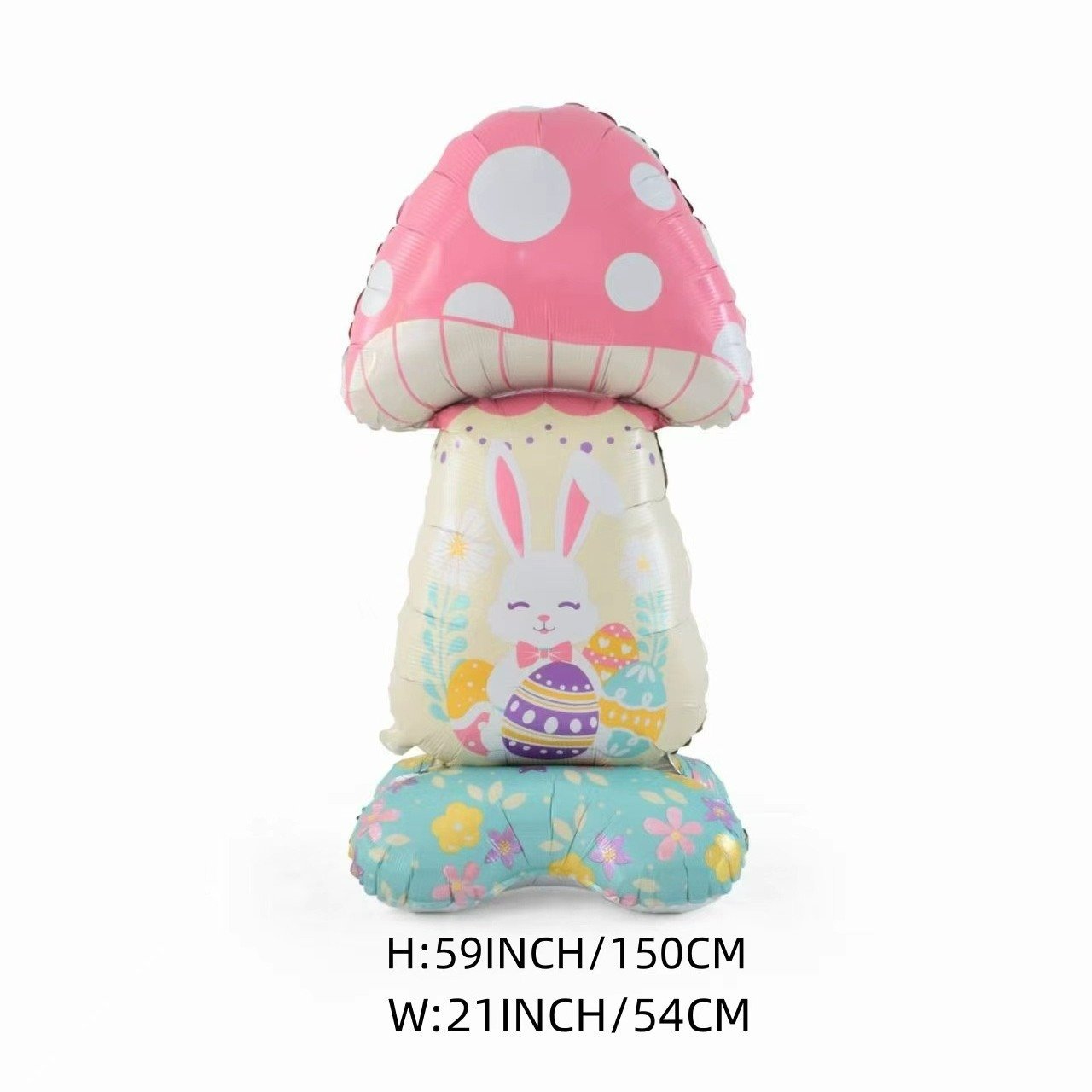 🎁Πασχαλινές εκπτώσεις Early Bird🐰Giant 3D Standing Bunny Balloon Αυτοφερόμενο εορταστικό κέφι