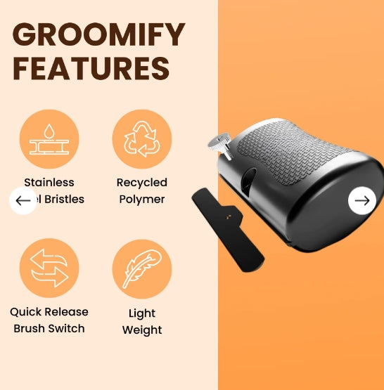 🐶🪮Πολυλειτουργική χτένα ξεμπερδέματος και περιποίησης τριχών κατοικίδιων