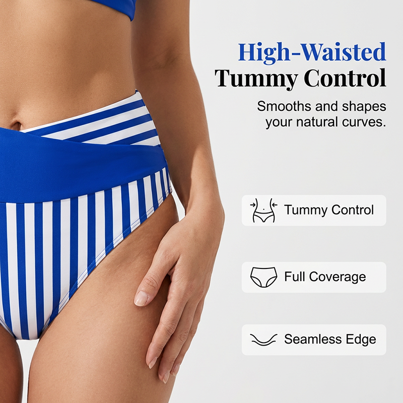 👙 Μαγιό σε χρώμα χρωματικού μπλοκ από S έως 3XL: Κομψά και καλλίγραμμα μαγιό δύο τεμαχίων 🌊