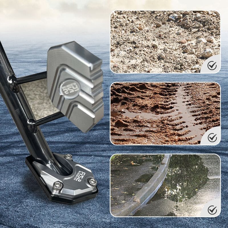 🏍️Προέκταση βάσης στήριξης μοτοσικλέτας για πλευρική στήριξη