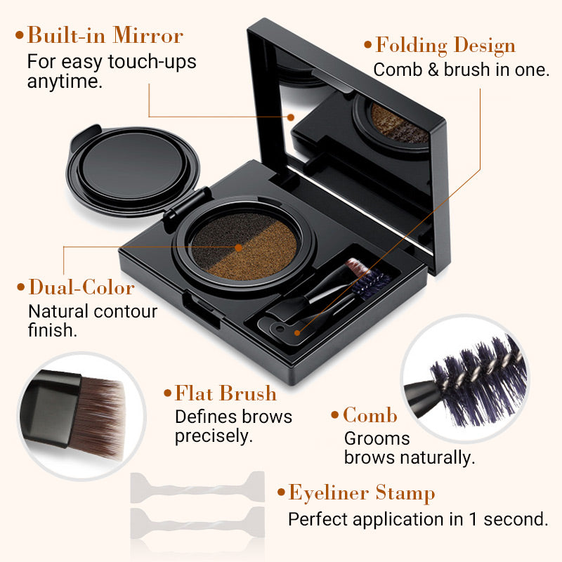 Κρέμα φρυδιών και eyeliner με σφραγίδα