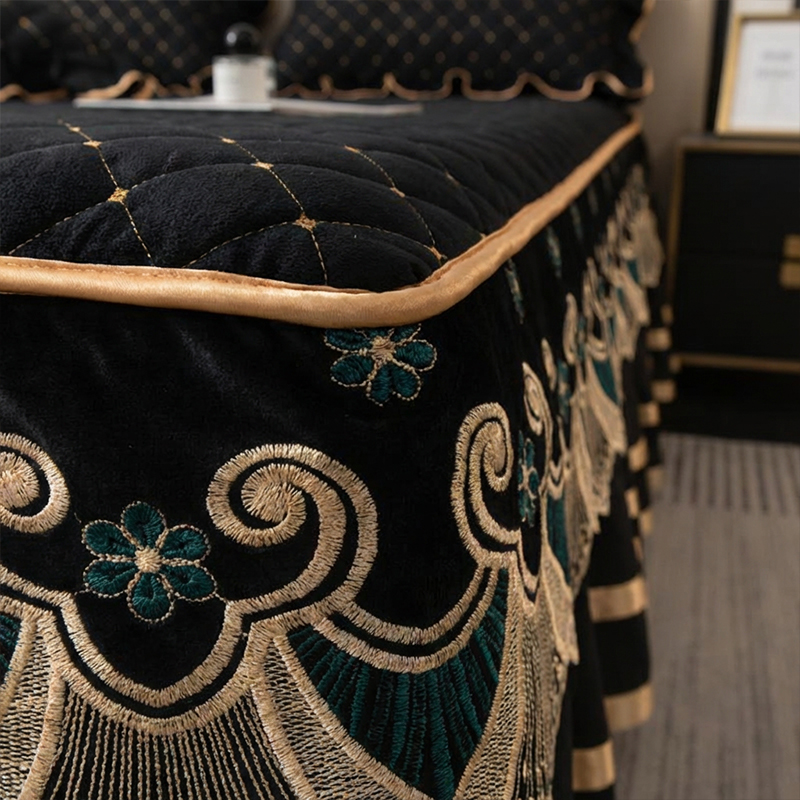 Φούστα με βολάν από σεντόνι