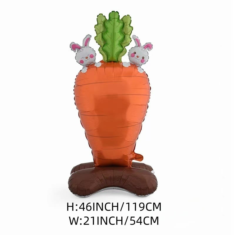 🎁Πασχαλινές εκπτώσεις Early Bird🐰Giant 3D Standing Bunny Balloon Αυτοφερόμενο εορταστικό κέφι