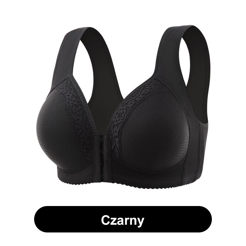 【1+1 Δωρεάν】Αναπνεύσιμο - Σουτιέν plus size που δένει μπροστά με μη ατσάλινους κρίκους