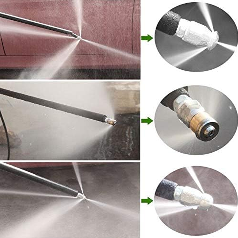 💦Κιτ ψεκαστήρων αποχέτευσης 5800PSI για πλυστικό μηχάνημα υψηλής πίεσης