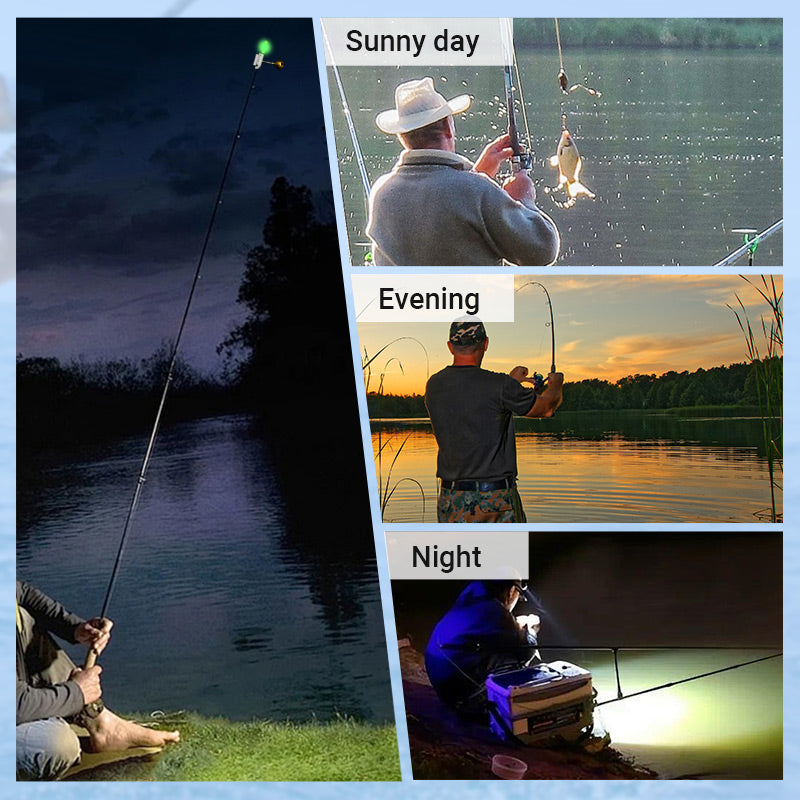 🎣Φωτάκι LED καλάμι ψαρέματος με κουδούνι βομβητή（⚡️Επιπλέον μπαταρία）