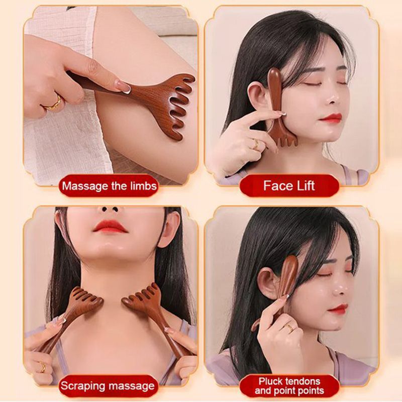 🔥Χτένα μασάζ μεσημβρινού με έξι νύχια