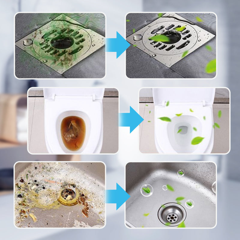 ✨Πολυλειτουργική, αποτελεσματική σκόνη για τον καθαρισμό των σωλήνων αποχέτευσης για την πρόληψη των φραγμών