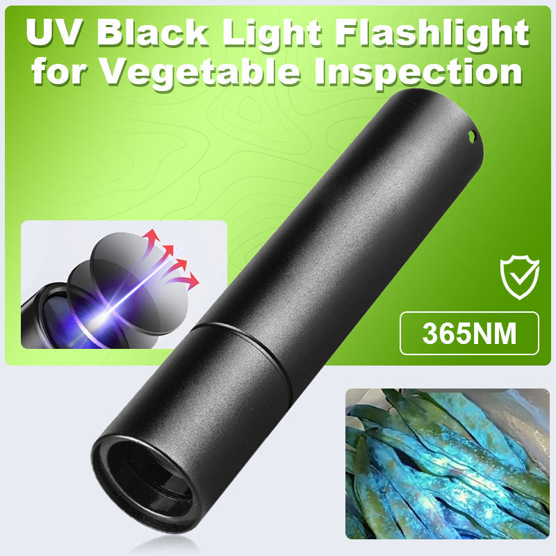Φακός UV Black Light για έλεγχο λαχανικών