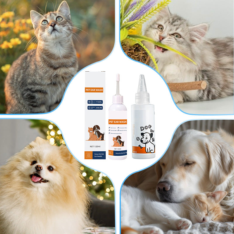 ✨Αγοράστε 1 και πάρτε 1 δωρεάν🐱Καθαριστικό για τα αυτιά σκύλων και γατών🌿