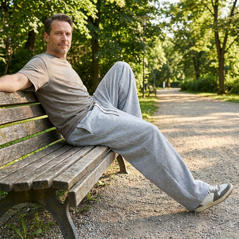 👖 60% ΕΚΠΤΩΣΗ ΤΩΡΑ! ✨ Ανδρικά άνετα παντελόνια με κορδόνι – Άνεση, απαλό ύφασμα και απαραίτητο για κάθε μέρα 🏠