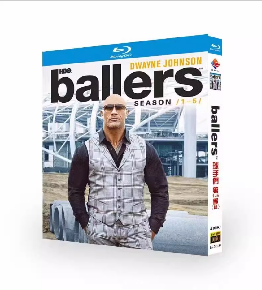 American Drama Ballers Season 1-5 Bluray All Region Discs 4 English Subtitle Boxed