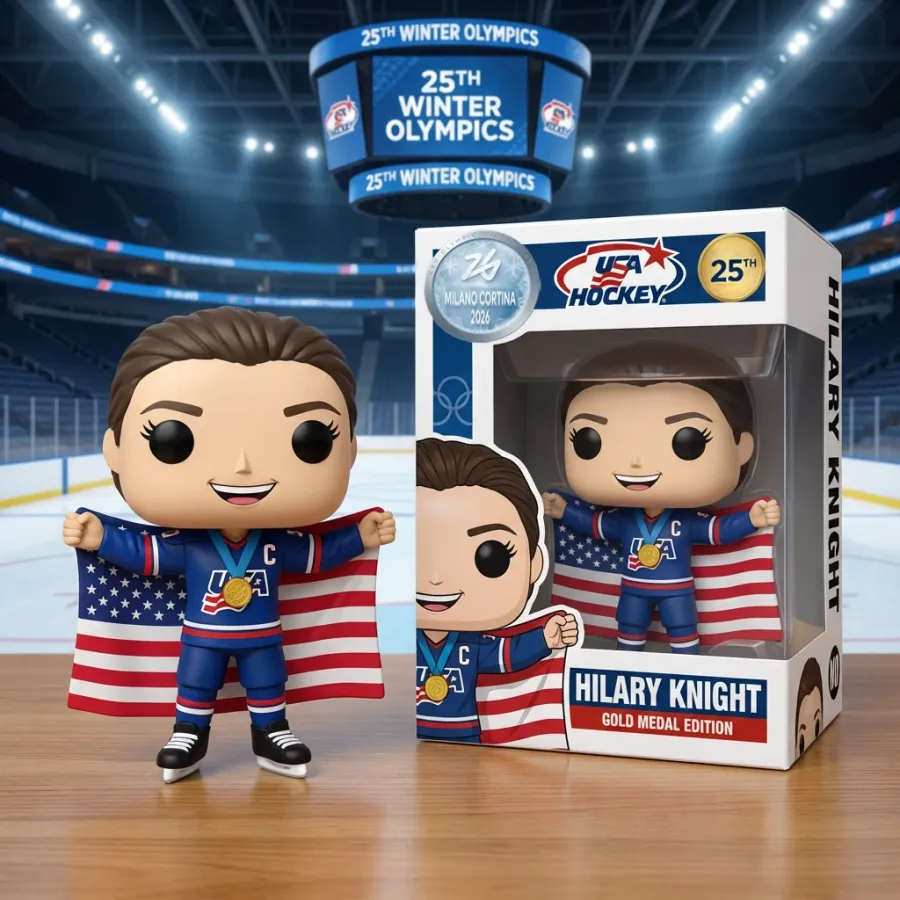  Commemorative doll of the 25th Winter Olympics women's ice hockey champion