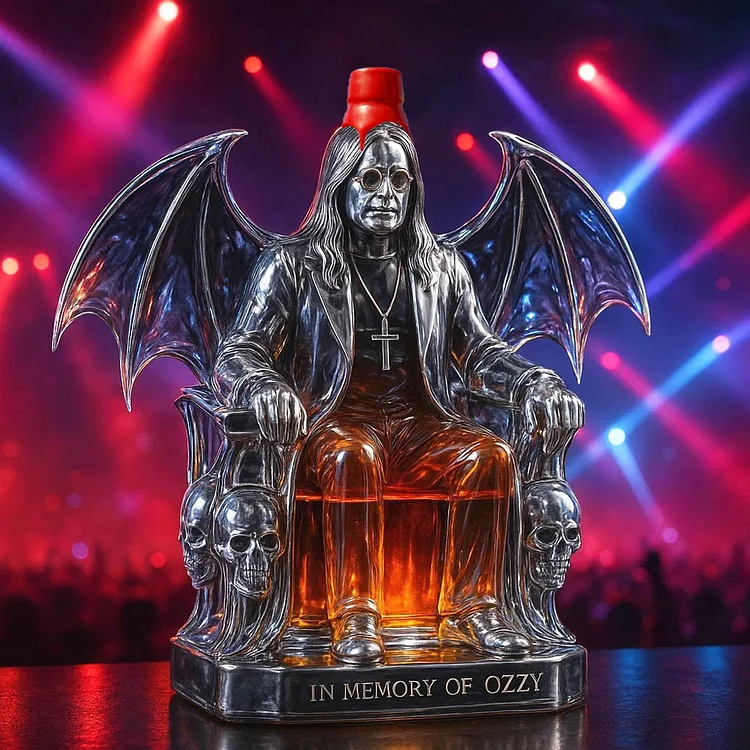 🕯️Ozzy Osbourne Final Tour Memorial Whiskey Bottle