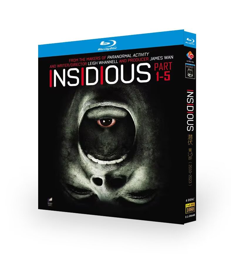 Insidious 1-5 Bluray Collection – Supernatural Horror Thriller Movie Complete Series