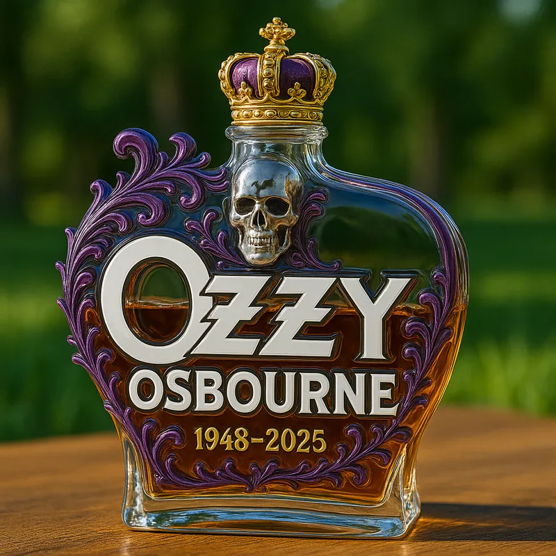 Ozzy Osbourne Limited Edition Whisky Bottle