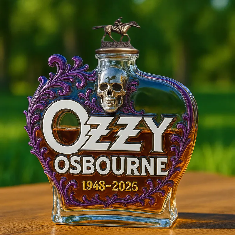 Ozzy Osbourne Limited Edition Whisky Bottle
