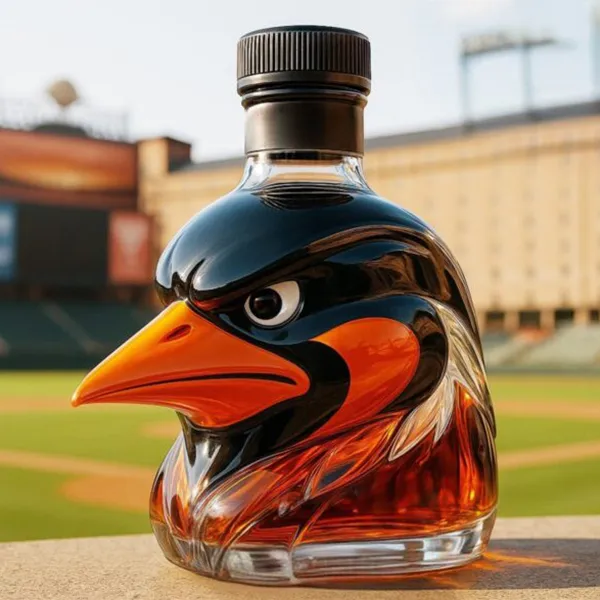 Baltimore Orioles Whiskey Bottle