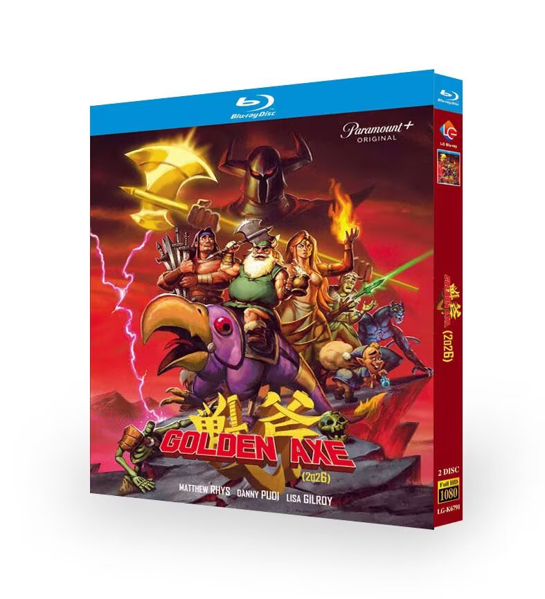 Golden Axe Bluray– Fantasy Action Adventure Series Complete Collection