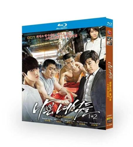 Korean Drama Bad Guys 1+2 Blu-ray HD Free Region English Sub Boxed