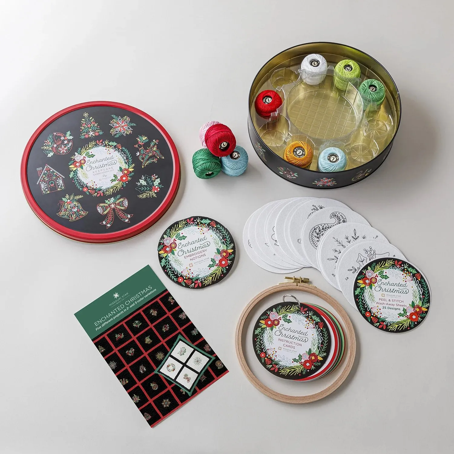 🎄Enchanted Christmas - 🧵✨A Keepsake Embroidery Kit by Missouri Star(❤️Beginner-friendly)