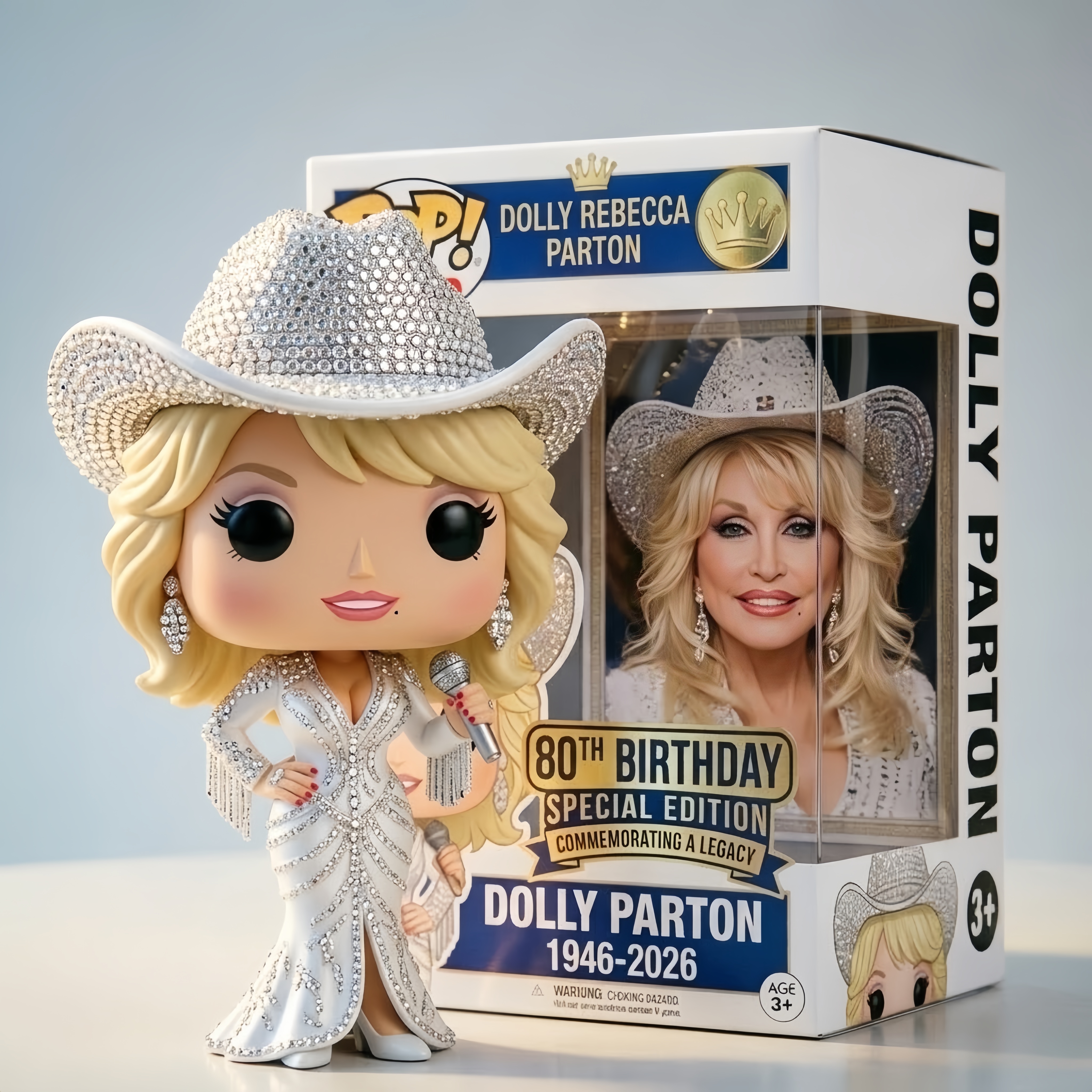 🌸Dolly Parton's 80th Birthday POP! Doll
