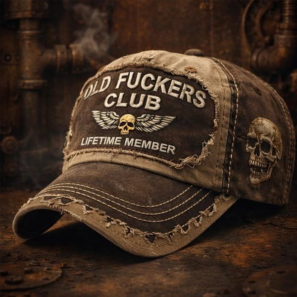 🧢 OLD F*CKERS CLUB Lifetime Member Vintage Cap