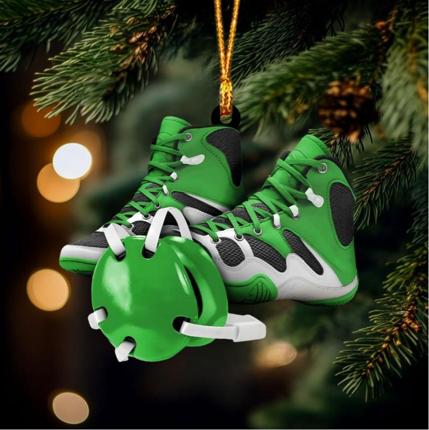 Custom Wrestling Christmas Ornament - Personalized Wrestling Ornament