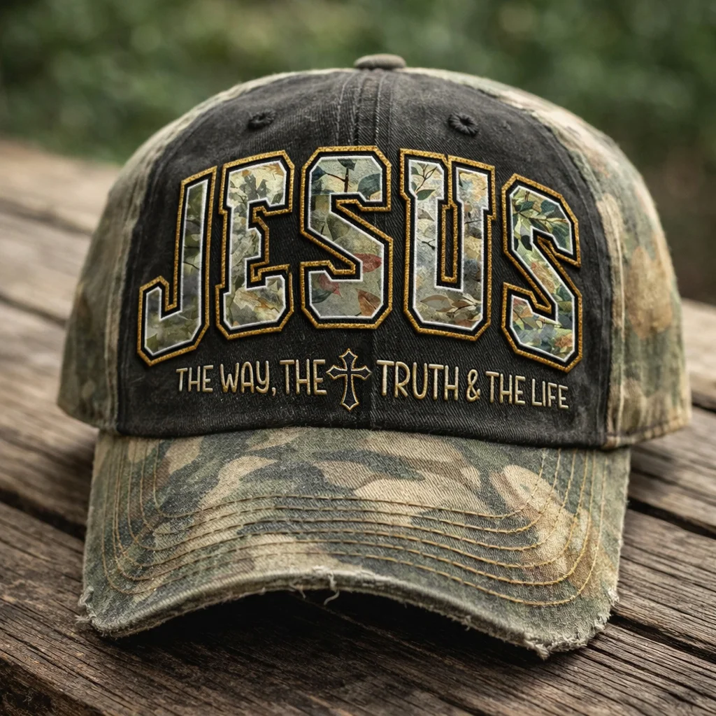 Jesus The Way The Truth The Life Art Print Casual Hat