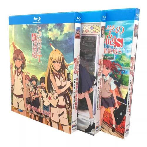Japen Drama To Aru Kagaku no Railgun 1-3 Blu-Ray Free Region Chinese Subtitle Boxed