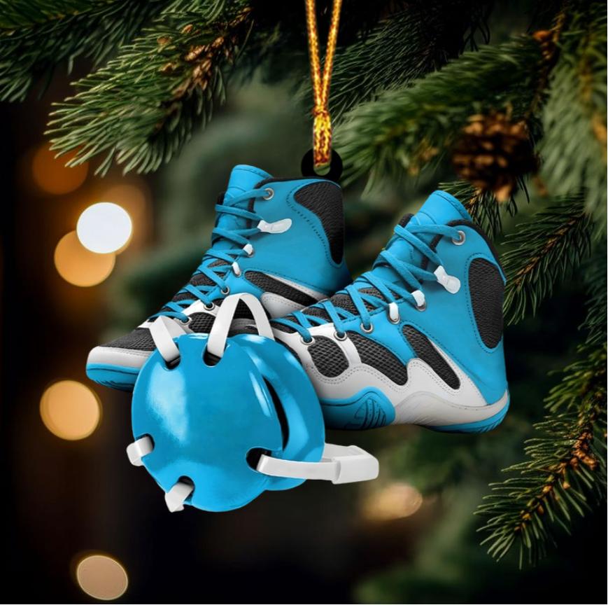 Custom Wrestling Christmas Ornament - Personalized Wrestling Ornament