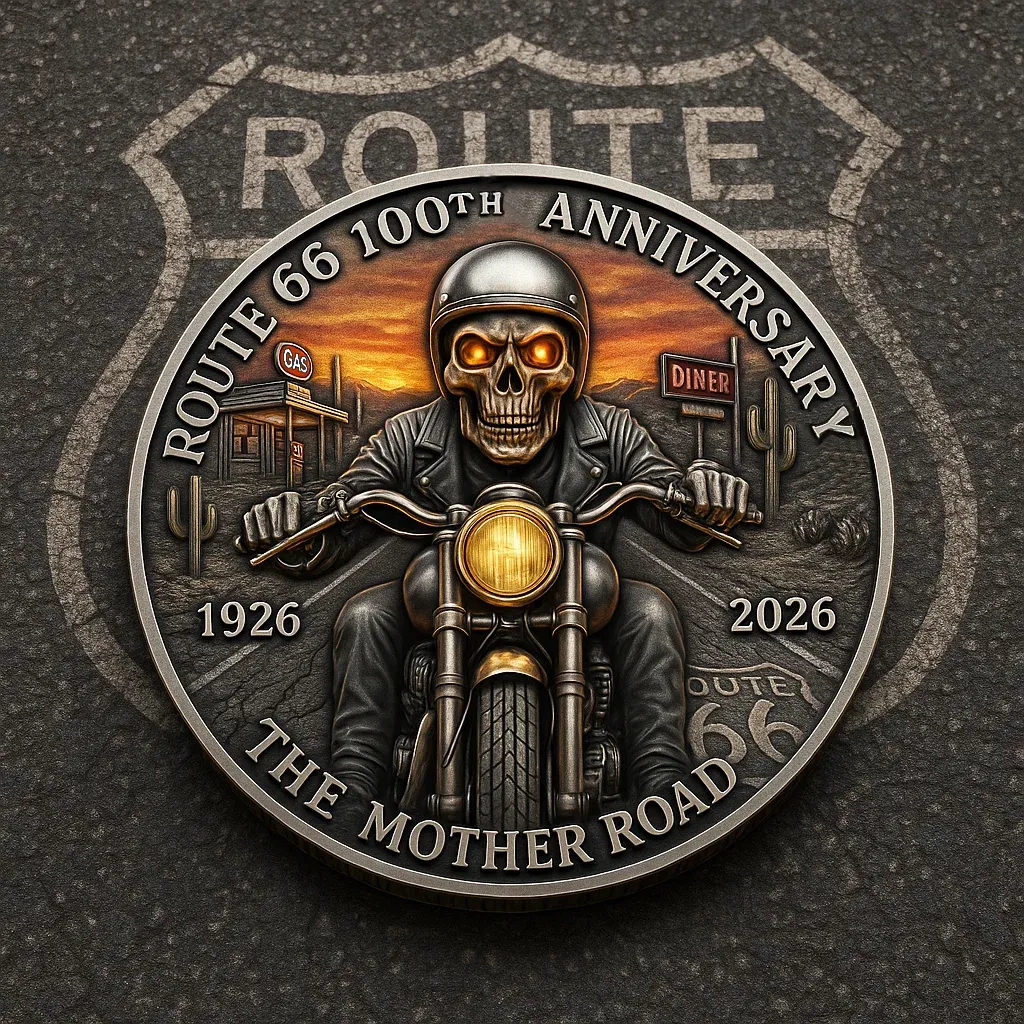 Route 66 100th Anniversary Collector’s Coin