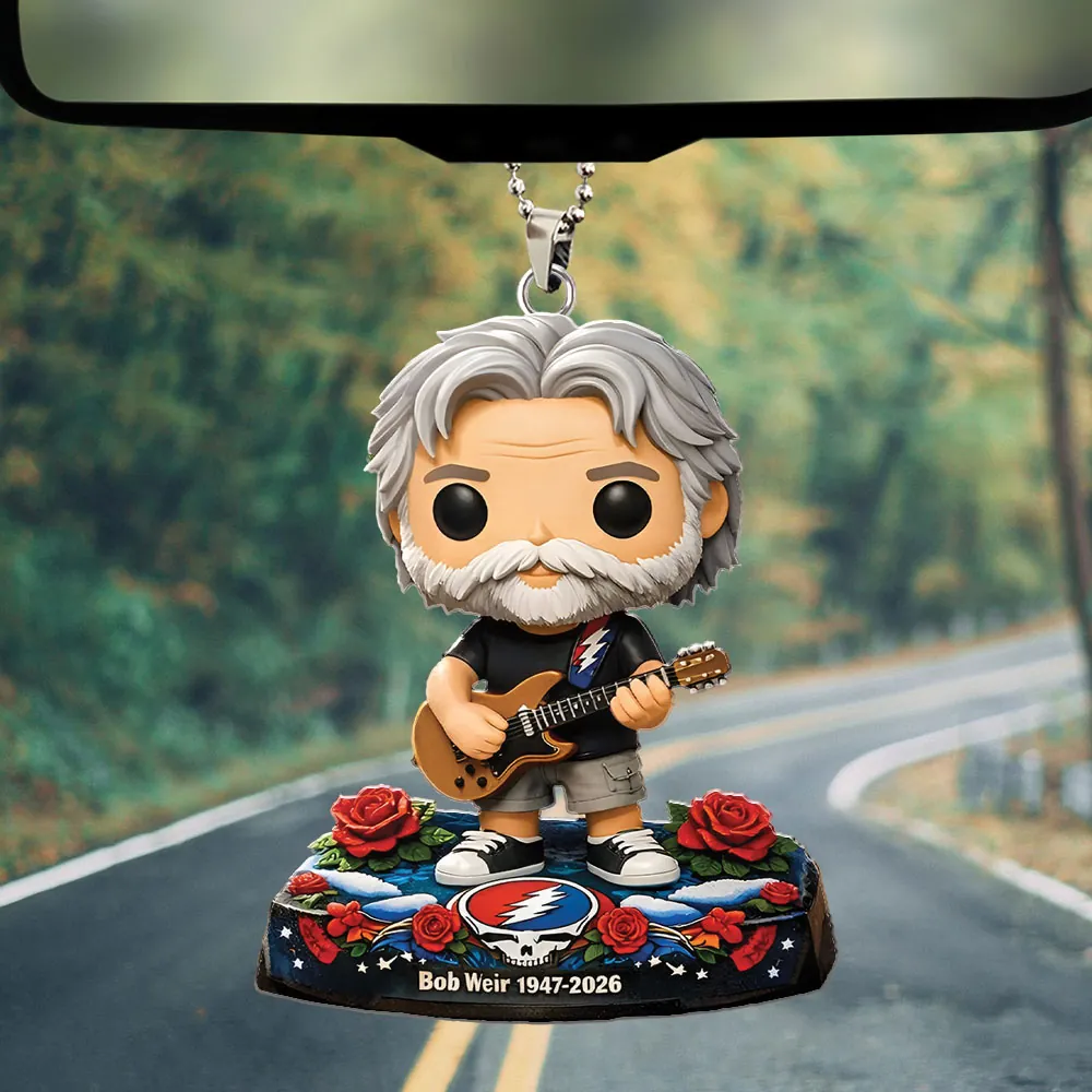 Grateful Dead x Bob Weir Custom shape 2-sided Acrylic Car Ornament – TMTHU3204