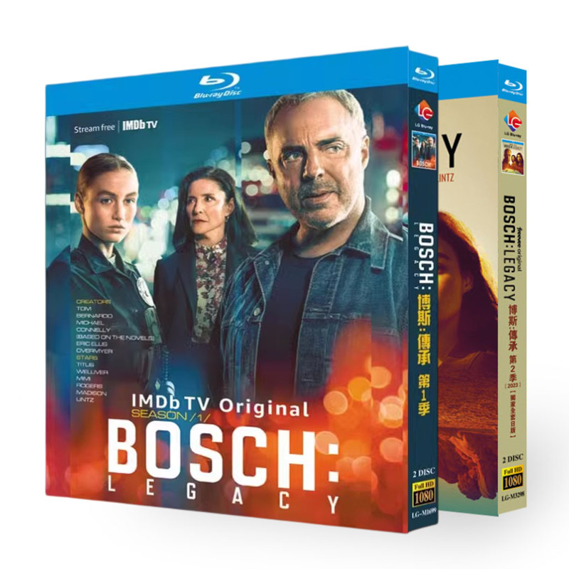 American Drama Bosch: Legacy Season 1-2 Bluray All Region Discs 4 English Subtitle Boxed