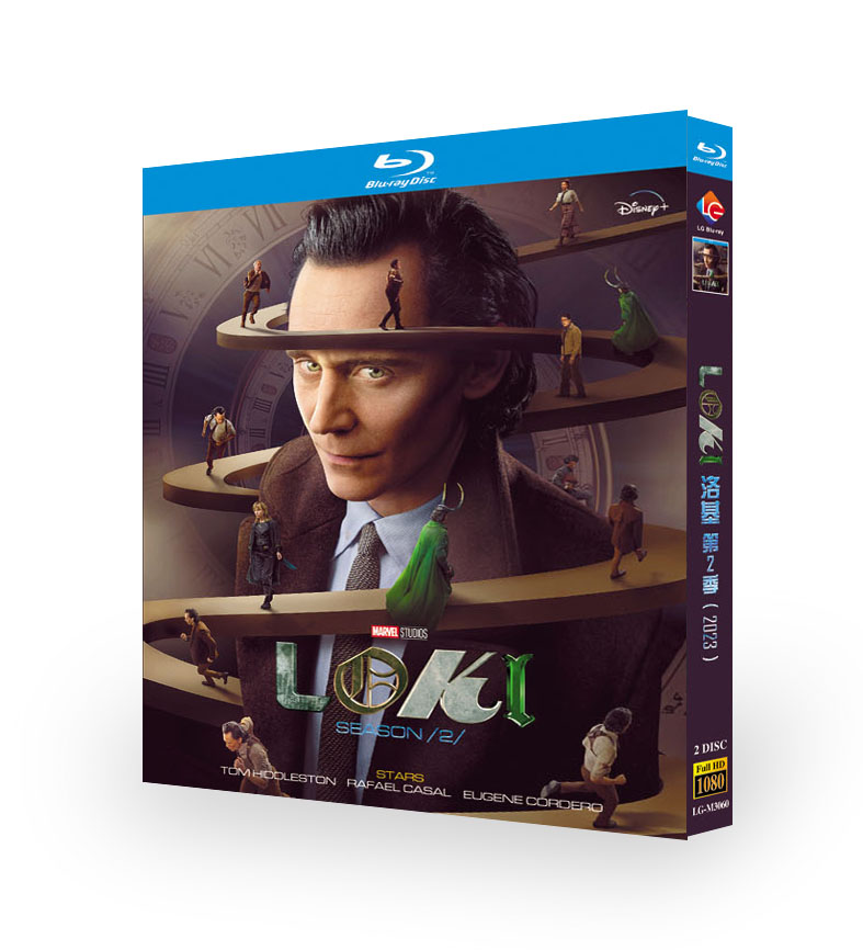 American Drama Loki Season 2 Bluray All Region Discs 2 English Subtitle Boxed