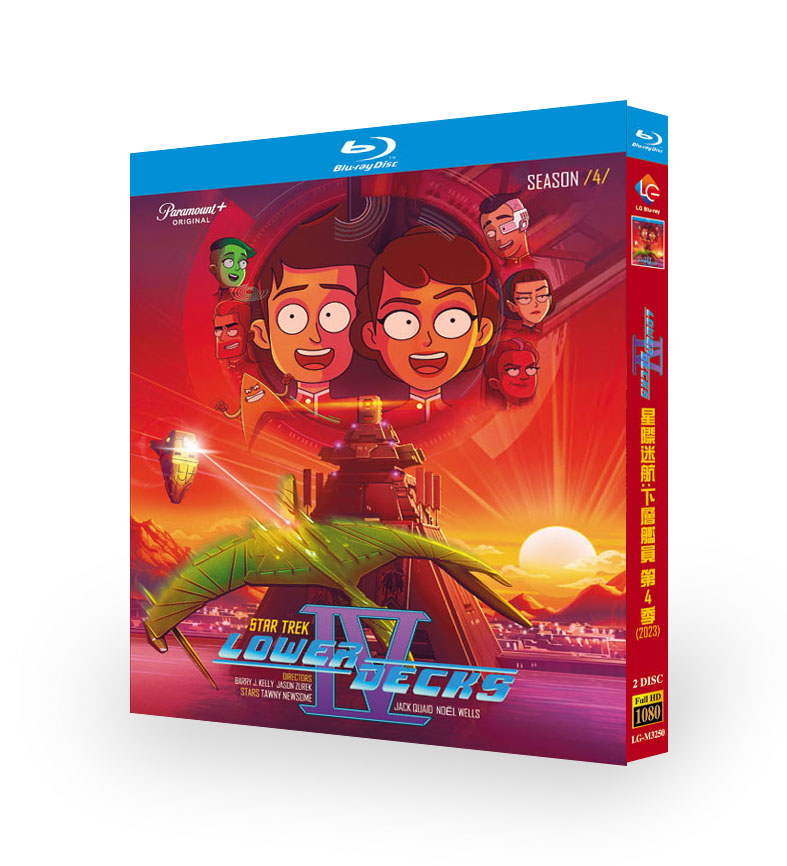 American Drama Star Trek: Lower Decks Season 4 Bluray All Region Discs 2 English Subtitle Boxed