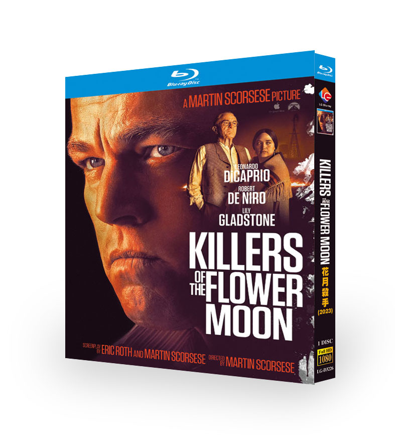 American Drama Killers of the Flower Moon Bluray All Region Discs 1 Boxed