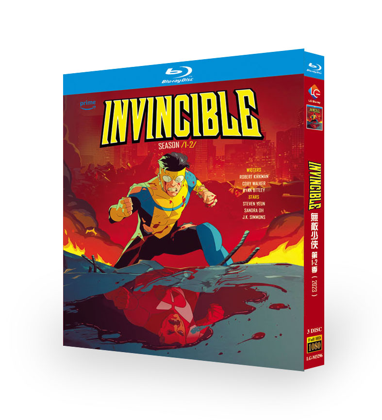American Drama Invincible Season 1-3 Bluray All Region Discs 3 English Subtitle Boxed