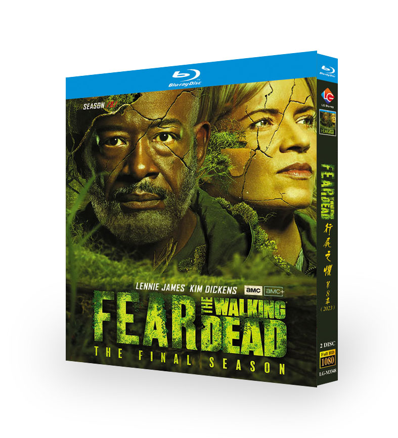 American Drama Fear the Walking Dead Season 8 Bluray All Region Discs 2 Boxed