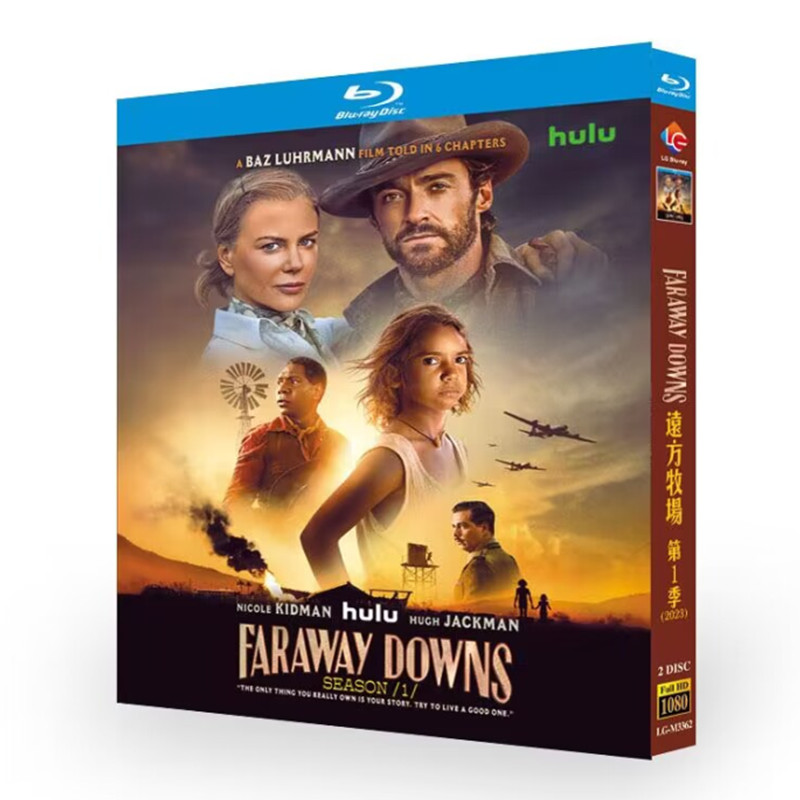 American Drama Faraway Downs Bluray All Region Discs 2 Boxed