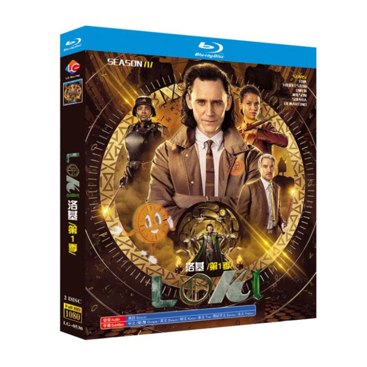 American Drama Loki Season 1 Bluray All Region Discs 2 English Subtitle Boxed