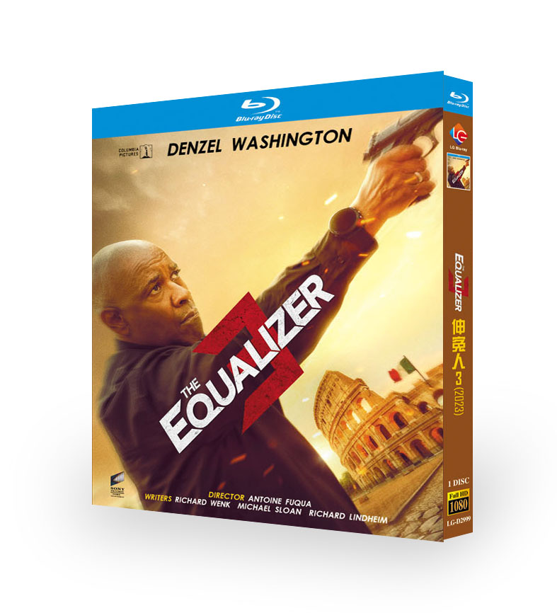 American Drama The Equalizer 3 Bluray All Region Discs 1 Boxed