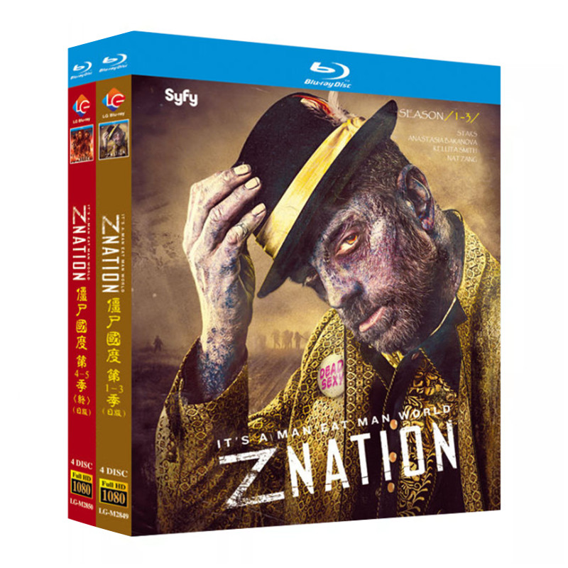 American Drama Z Nation Season 1-5 Bluray All Region Discs 8 English Subtitle Boxed