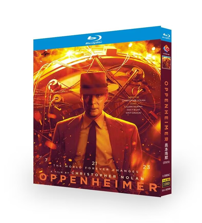 American Drama Oppenheimer Bluray All Region Discs 1 English Subtitle Boxed